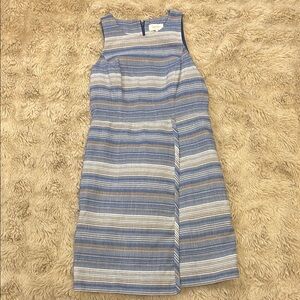 Laundry By Shelli Segal Blue Sleeveless Sheath Dress